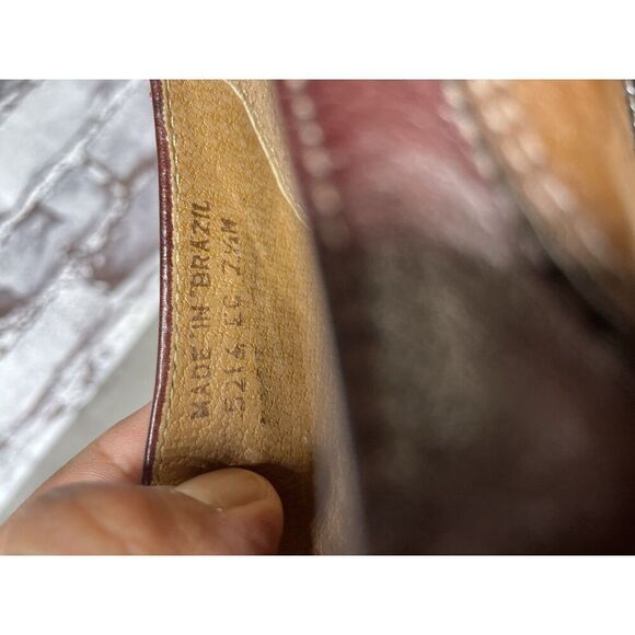 G.H. Bass Tailored Brown Leather Wingtip Lace Oxfords Shoes Women’s 7.5M US/38EU - Picture 9 of 16